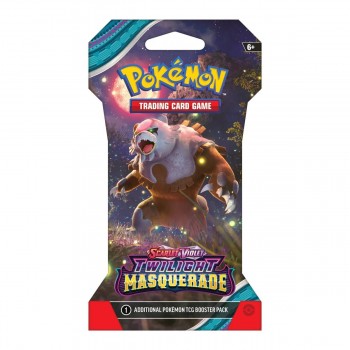 Pokemon Scarlet&Violet: Twilight Masquerade Sleeved Booster kortų papildymo pakuotė 1 vnt. Pokemon Scarlet&Violet: Twilight Masquerade Sleeved Booster kortų papildymo pakuotė 1 vnt.